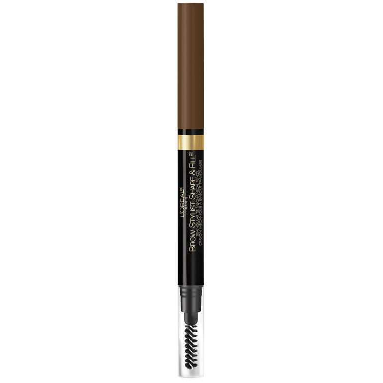 L'Oreal Paris Brow Stylist Shape & Fill Mechanical Eye Brow Makeup Pencil, Light Brunette, 0.008 oz.-CaribOnline