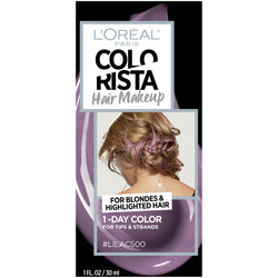 L'Oreal Paris Colorista Hair Makeup Temporary 1-Day Hair Color, Lilac500 (for blondes), 1 fl. oz.-CaribOnline