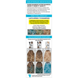 L'Oreal Paris Colorista Semi-Permanent Hair Color - Light Bleached Blondes, #Turquoise, 1 kit-CaribOnline