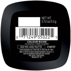 L'Oreal Paris Colour Riche Monos Eyeshadow, Mix And Matte, 0.12 oz.-CaribOnline