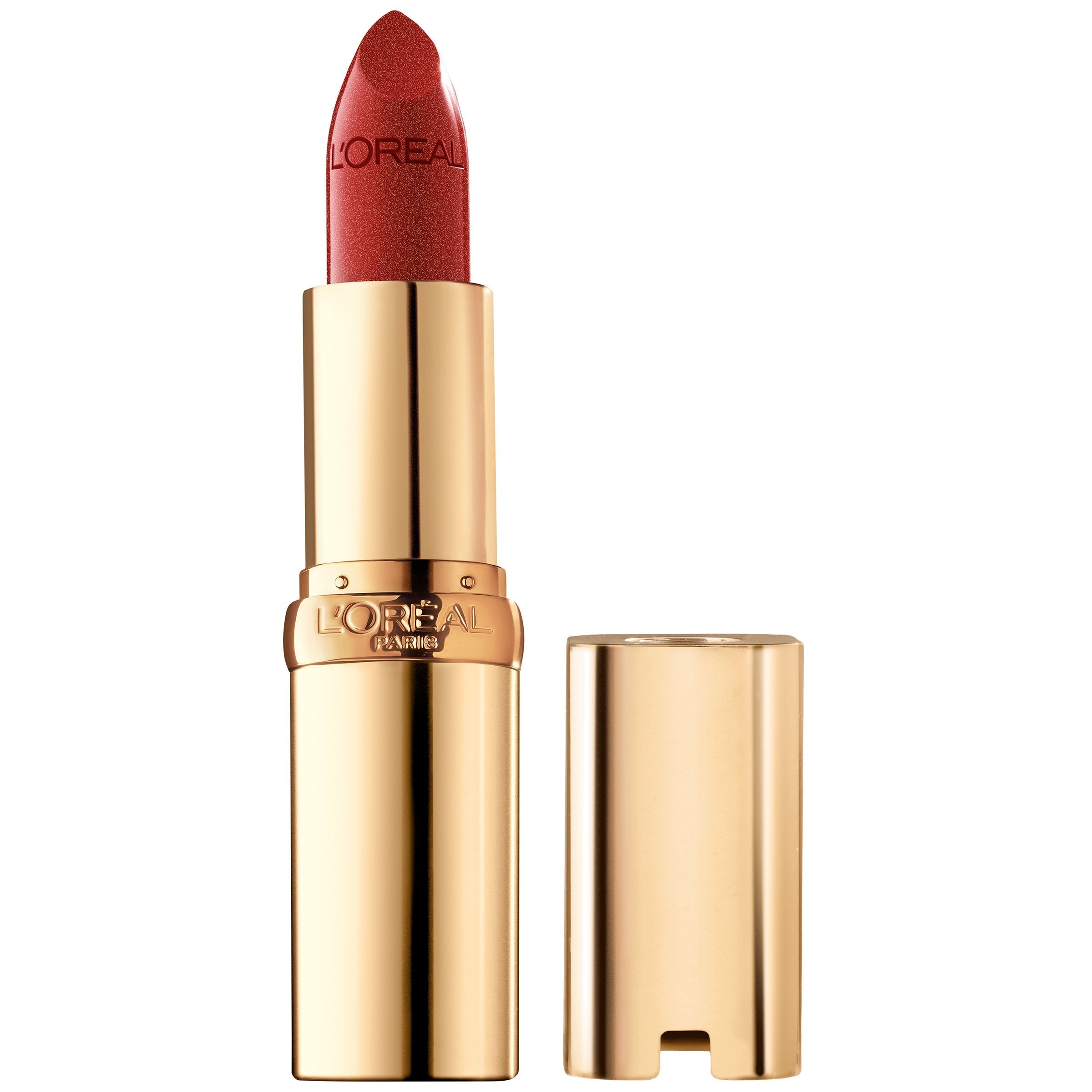 L'Oreal Paris Colour Riche Original Satin Lipstick for Moisturized Lips, Blazing Lava, 0.13 oz.-CaribOnline