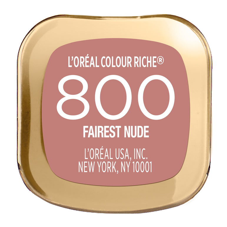 L'Oreal Paris Colour Riche Original Satin Lipstick for Moisturized Lips, Fairest Nude, 0.13 oz.-CaribOnline
