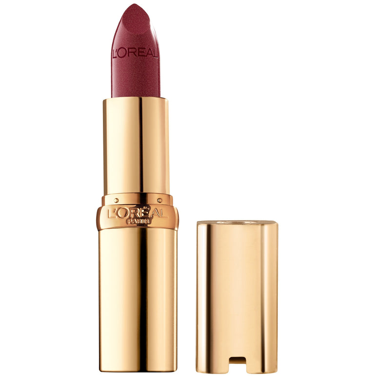 L'Oreal Paris Colour Riche Original Satin Lipstick for Moisturized Lips, Golden Grape, 0.13 oz.-CaribOnline