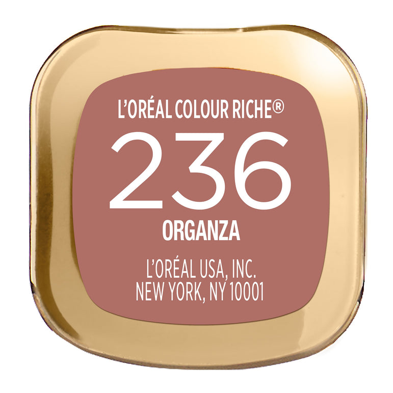 L'Oreal Paris Colour Riche Original Satin Lipstick for Moisturized Lips, Organza, 0.13 oz.-CaribOnline