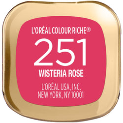L'Oreal Paris Colour Riche Original Satin Lipstick for Moisturized Lips, Wisteria Rose, 0.13 oz.-CaribOnline
