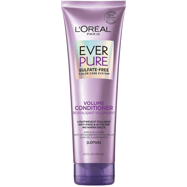 L'Oreal Paris EverPure Sulfate Free Volume Conditioner, with Lotus Flower, 8.5 Fl. Oz (Packaging May Vary)-CaribOnline