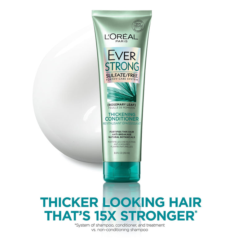 L'Oreal Paris EverStrong Thickening Conditioner, with Rosemary Leaf, 8.5 Ounces-CaribOnline