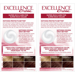 L'Oreal Paris Excellence Créme Permanent Triple Protection Hair Color, 5AR Medium Maple Brown, 2 count-CaribOnline
