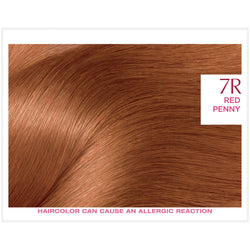 L'Oreal Paris Excellence Créme Permanent Triple Protection Hair Color, 7R Red Penny, 1 kit-CaribOnline