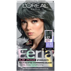 L'Oreal Paris Feria Multi-Faceted Shimmering Permanent Hair Color, 617 Vintage Teal, 1 kit-CaribOnline