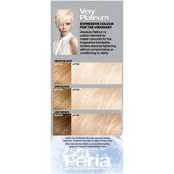 L'Oreal Paris Feria Multi-Faceted Shimmering Permanent Hair Color, Very Platinum, 1 kit-CaribOnline