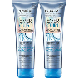 L'Oreal Paris Hair Care EverCurl Hydracharge Conditioner Sulfate Free, with Coconut Oil, 2 Count (8.5 Fl. Oz each) (Packaging May Vary)-CaribOnline