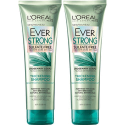 L'Oreal Paris Hair Care EverStrong Sulfate Free Thickening Shampoo, with Rosemary Leaf, 2 Count (8.5 Fl. Oz each) (Packaging May Vary)-CaribOnline