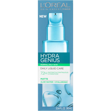 L'Oreal Paris Hydra Genius Daily Liquid Care for Normal to Oily Skin, 3.04 fl. oz.-CaribOnline