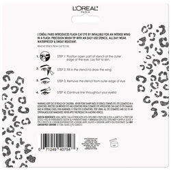 L'Oreal Paris Infallible Flash Cat Eyeliner and Cat Ear Headband, Black, 1 kit-CaribOnline