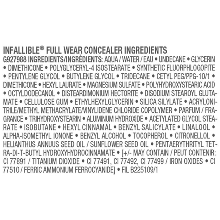 L'Oréal Paris Infallible Full Wear Concealer Waterproof, Full Coverage, Almond, 0.33 fl. oz.-CaribOnline