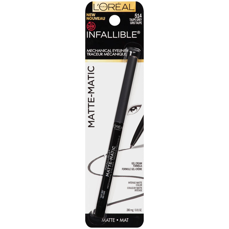 L'Oreal Paris Infallible Matte-Matic Mechanical Eyeliner, Taupe Grey, 0.01 oz.-CaribOnline