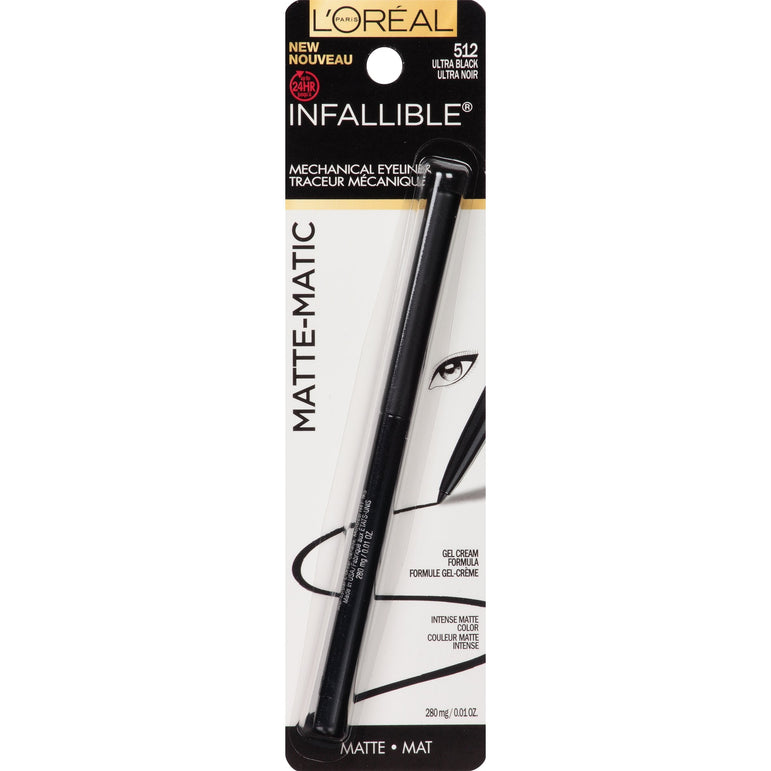 L'Oreal Paris Infallible Matte-Matic Mechanical Eyeliner, Ultra Black, 0.01 oz.-CaribOnline