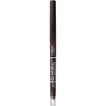 L'Oreal Paris Infallible Never Fail Pencil Eyeliner with Built in Sharpener, Black Brown, 0.008 oz.-CaribOnline