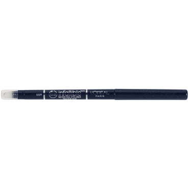 L'Oreal Paris Infallible Never Fail Pencil Eyeliner with Built in Sharpener, Navy, 0.008 oz.-CaribOnline