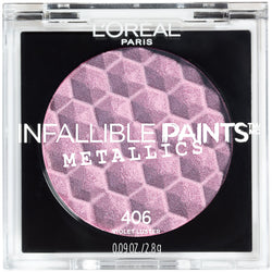 L'Oreal Paris Infallible Paints Eyeshadow Metallics, Violet Luster, 0.09 oz.-CaribOnline