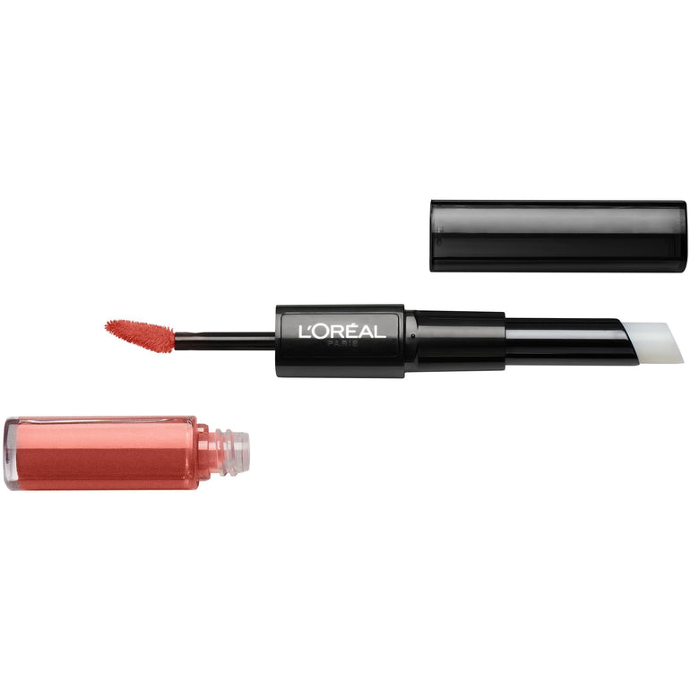 L'Oreal Paris Infallible Pro Last 2 Step Lipstick, Perpetual Apricot, 1 kit-CaribOnline