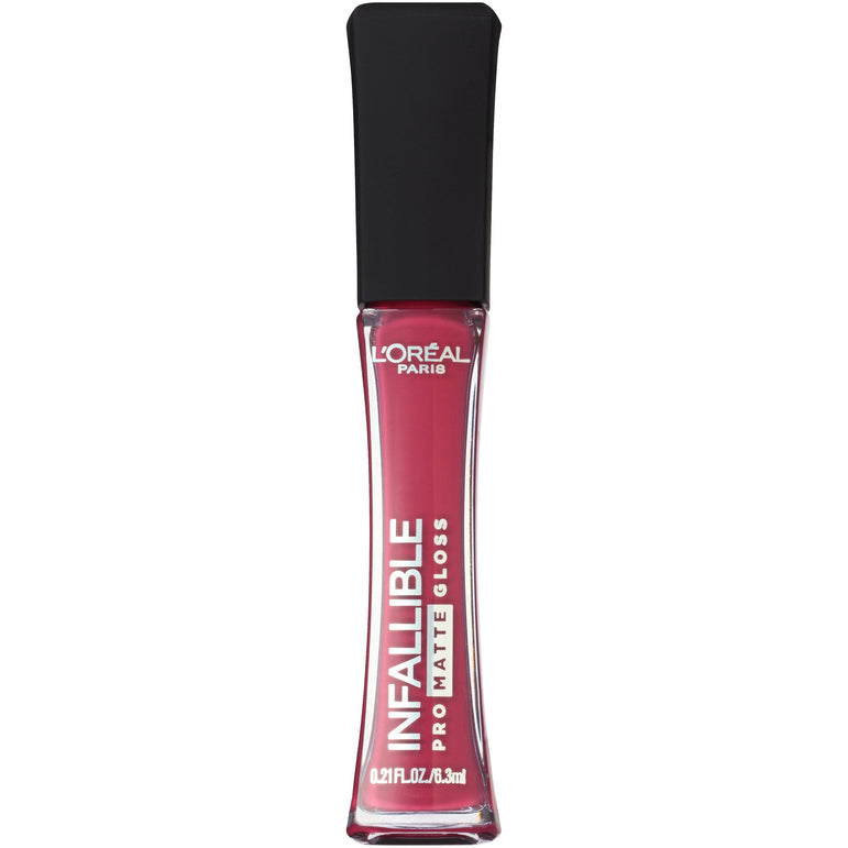 L'Oreal Paris Infallible Pro Matte Lip Gloss, Rouge Envy, 0.21 fl. oz.-CaribOnline