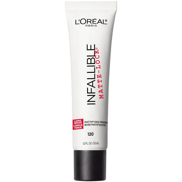 L'Oreal Paris Infallible Pro Matte Lock Face Makeup Primer, 1 fl. oz.-CaribOnline