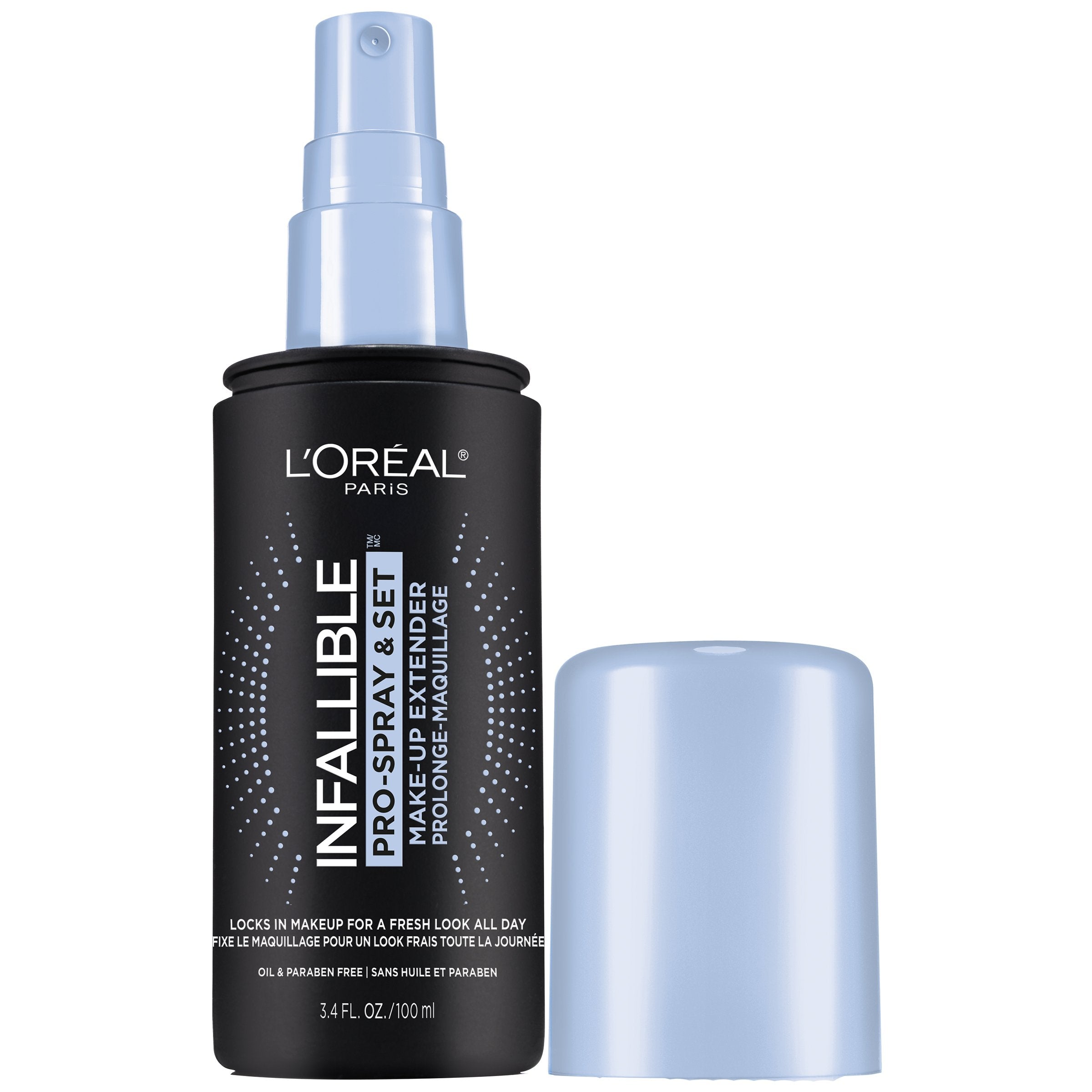 L'Oreal Paris Infallible Pro-Spray and Set Make-Up Oil-Free Setting Spray, 3.4 fl. oz.-CaribOnline