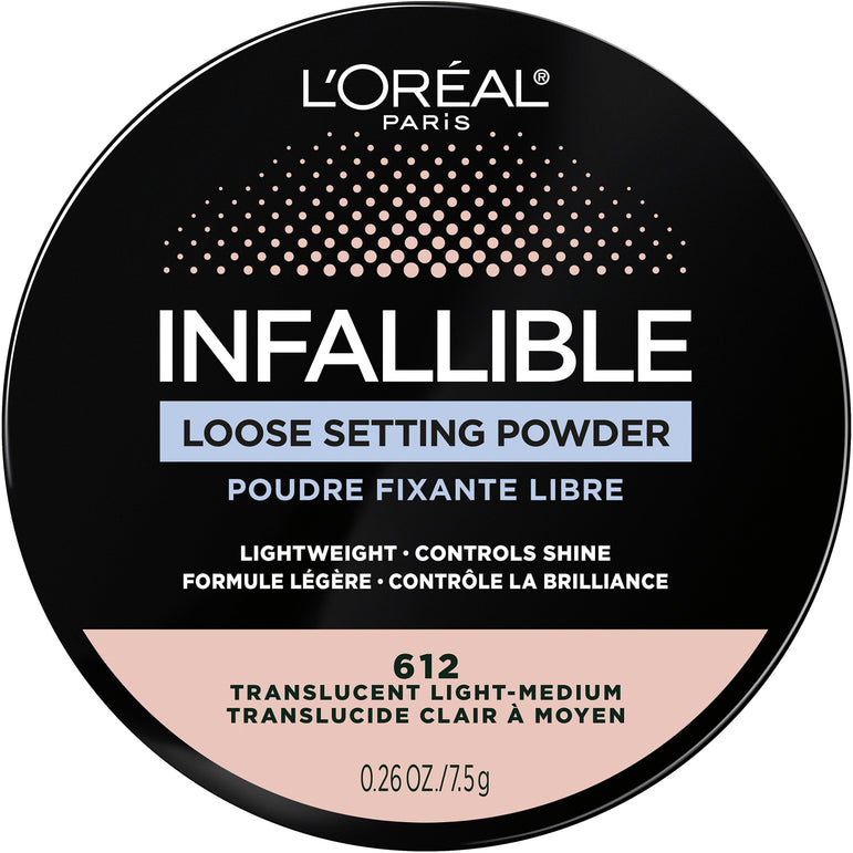 L'Oreal Paris Infallible Tinted Loose Setting Powder, Translucent Light-Medium, 0.28 oz.-CaribOnline
