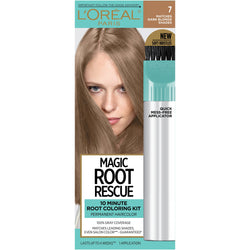 L'Oreal Paris Magic Root Rescue 10 Minute Root Hair Coloring Kit, 7 Dark Blonde, 1 kit-CaribOnline