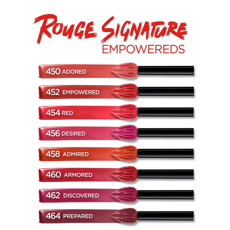 L'Oreal Paris Rouge Signature Lightweight Matte Colored Ink, High Pigment, Adored, 0.23 oz.-CaribOnline
