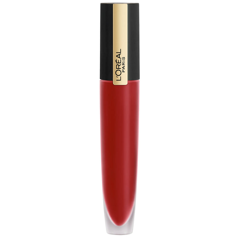 L'Oreal Paris Rouge Signature Lightweight Matte Colored Ink, High Pigment, Armored, 0.23 oz.-CaribOnline