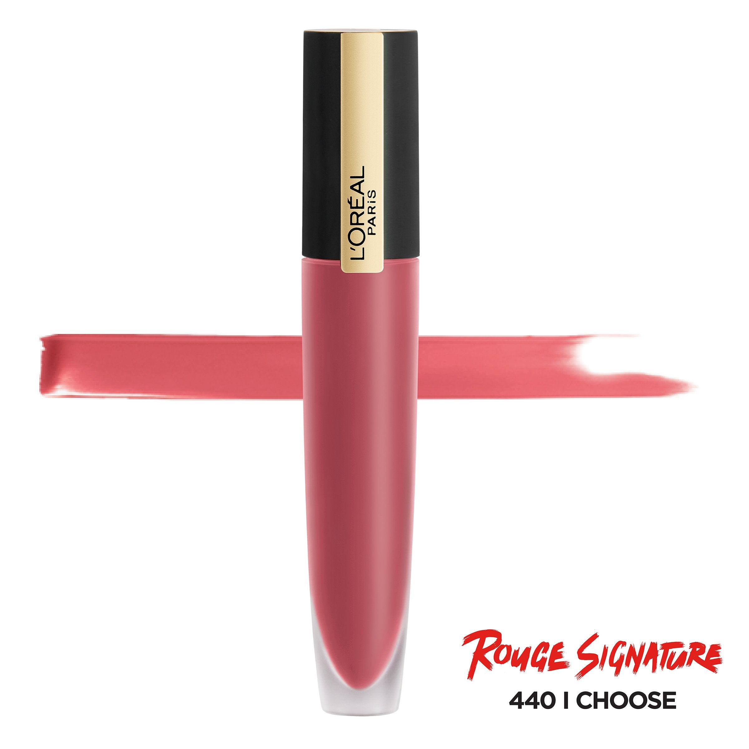 L'Oreal Paris Rouge Signature Lightweight Matte Colored Ink, High Pigment, I Choose, 0.23 oz.-CaribOnline