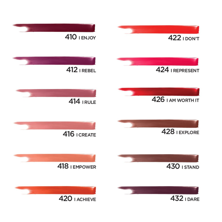 L'Oréal Paris Rouge Signature Lightweight Matte Colored Ink, High Pigment, I Create, 0.23 oz.-CaribOnline