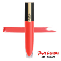 L'Oreal Paris Rouge Signature Lightweight Matte Colored Ink, High Pigment, I Radiate, 0.23 oz.-CaribOnline