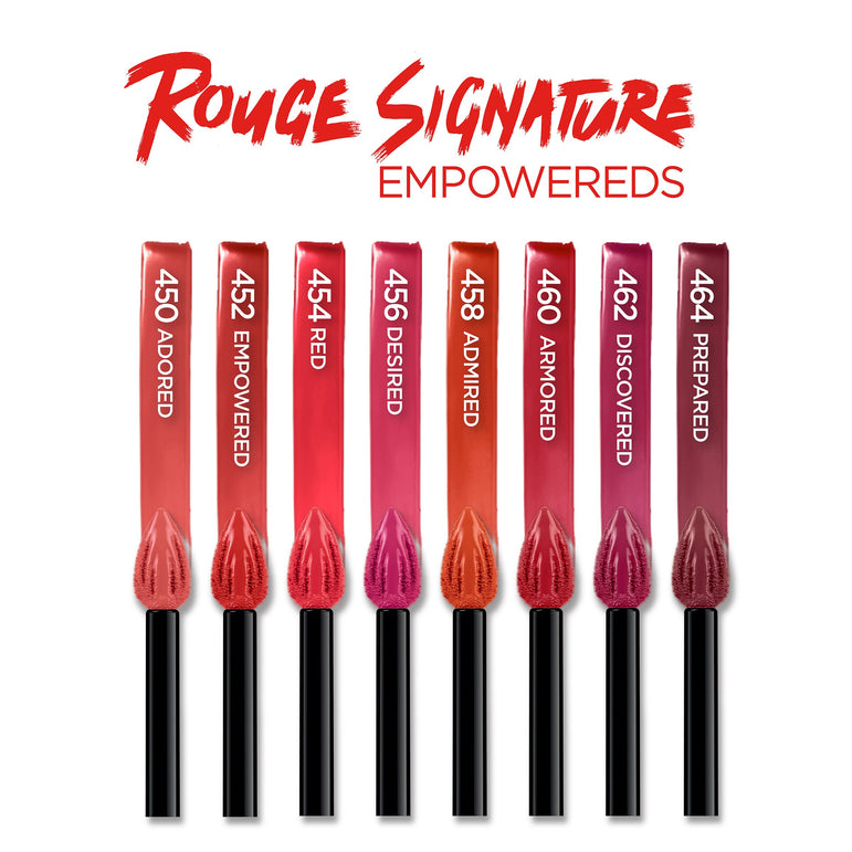L'Oreal Paris Rouge Signature Lightweight Matte Colored Ink, High Pigment, Red, 0.23 oz.-CaribOnline
