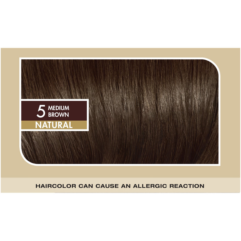 L'Oreal Paris Superior Preference Fade-Defying Shine Permanent Hair Color, 5 Medium Brown, 1 kit-CaribOnline