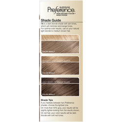 L'Oreal Paris Superior Preference Fade-Defying Shine Permanent Hair Color, 7A Dark Ash Blonde, 1 kit-CaribOnline