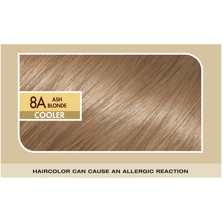 L'Oreal Paris Superior Preference Fade-Defying Shine Permanent Hair Color, 8A Ash Blonde, 1 kit-CaribOnline