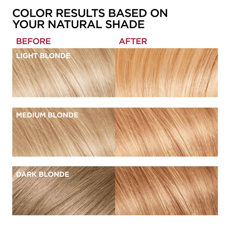 L'Oreal Paris Superior Preference Fade-Defying Shine Permanent Hair Color, 9GR Light Golden Reddish Blonde, 1 kit-CaribOnline
