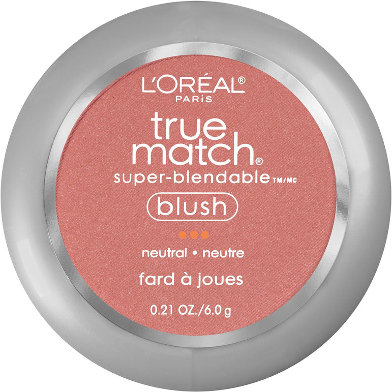 L'Oreal Paris True Match Super-Blendable Blush, Soft Powder Texture, Apricot Kiss, 0.21 oz.-CaribOnline