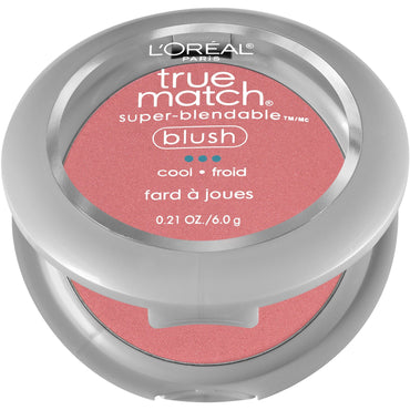 L'Oreal Paris True Match Super-Blendable Blush, Soft Powder Texture, Spiced Plum, 0.21 oz.-CaribOnline