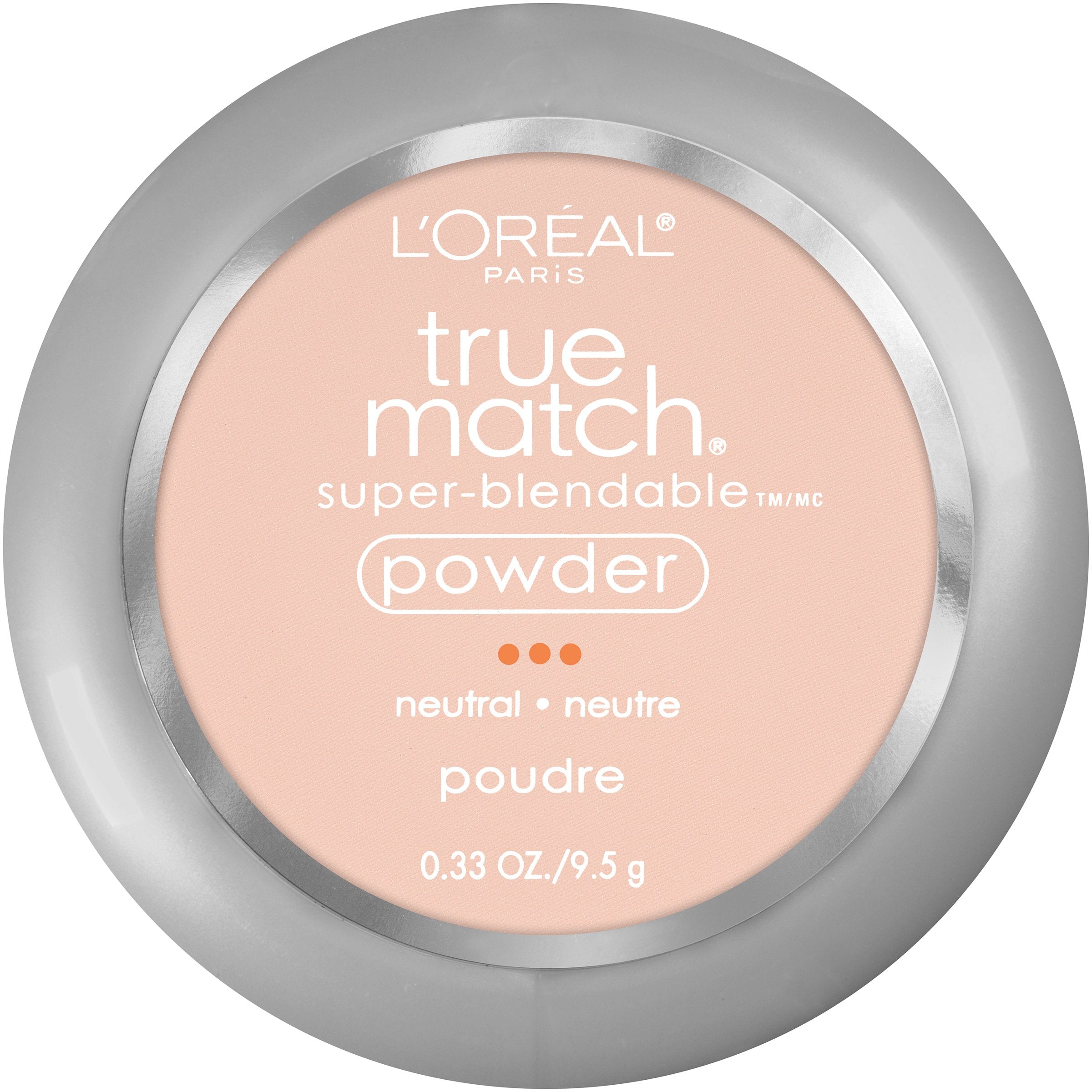 L'Oreal Paris True Match Super-Blendable Oil Free Makeup Powder, Classic Ivory, 0.33 oz.-CaribOnline
