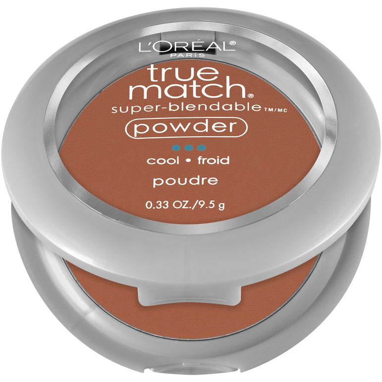 L'Oreal Paris True Match Super-Blendable Oil Free Makeup Powder, Cocoa, 0.33 oz.-CaribOnline