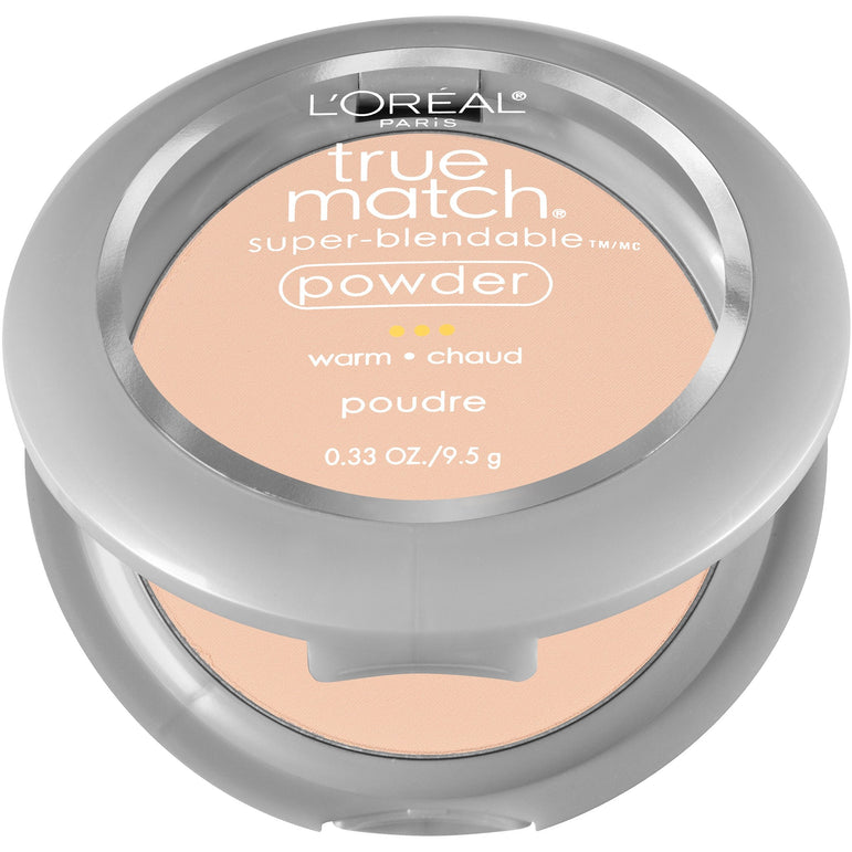 L'Oreal Paris True Match Super-Blendable Oil Free Makeup Powder, Light Ivory, 0.33 oz.-CaribOnline