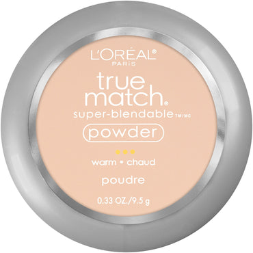 L'Oreal Paris True Match Super-Blendable Oil Free Makeup Powder, Porcelain, 0.33 oz.-CaribOnline