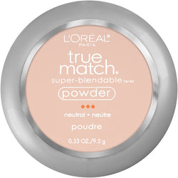 L'Oreal Paris True Match Super-Blendable Oil Free Makeup Powder, Soft Ivory, 0.33 oz.-CaribOnline