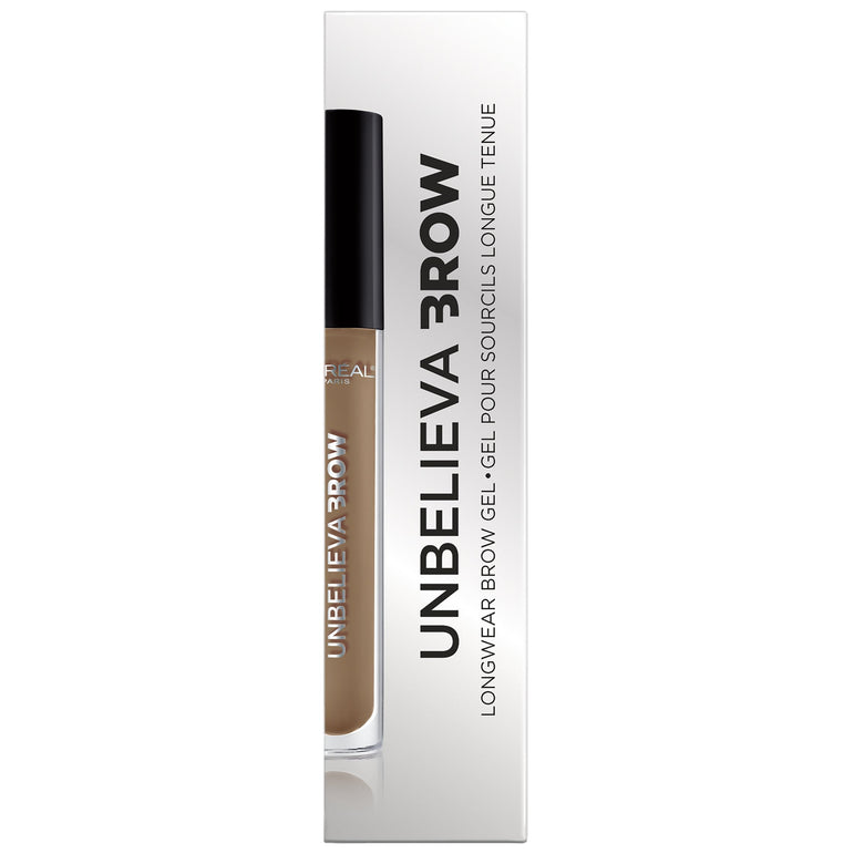 L'Oreal Paris Unbelieva-Brow Longwear Waterproof Tinted Brow Gel, Blonde, 0.15 fl. oz.-CaribOnline
