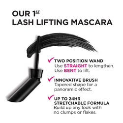 L'Oréal Paris Unlimited Lash Lifting and Lengthening Washable Mascara, Black Brown, 0.24 fl. oz.-CaribOnline
